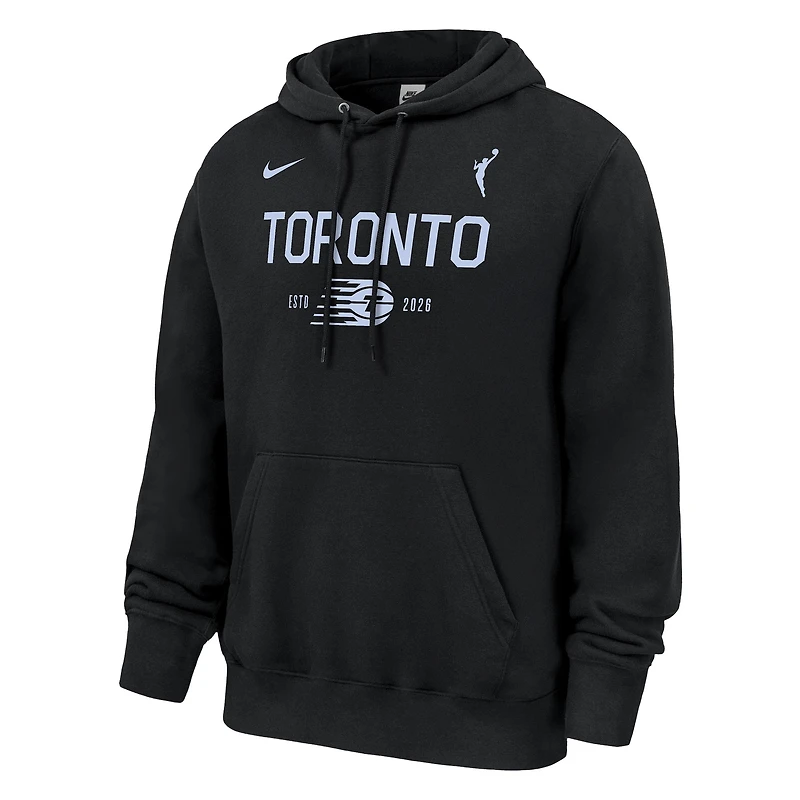 Sweat à capuche polaire Nike Toronto Tempo Club noir pour homme