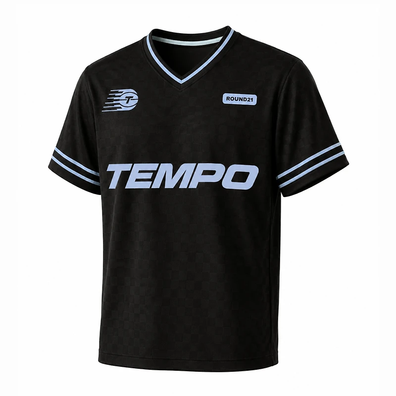 Men's round21  Black Toronto Tempo Soccer Jersey