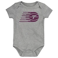 Newborn Heather Gray Toronto Tempo  Primary Icon Bodysuit