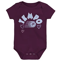 Body bébé Outerstuff Bordeaux Toronto Tempo Mascotte Cœurs