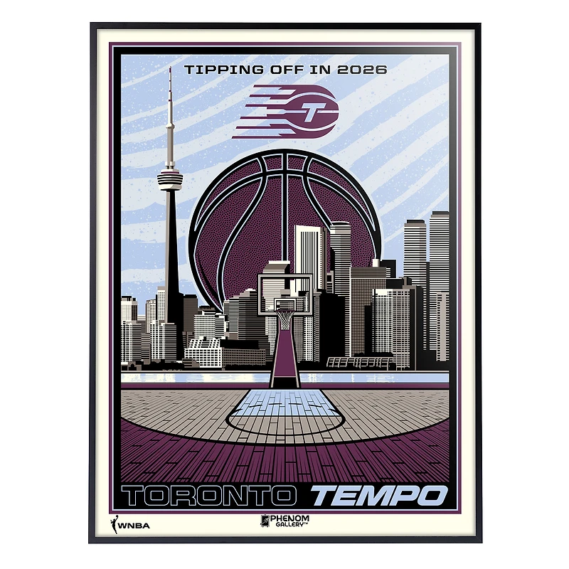 Sérigraphie Tempo 18" x 24" de la galerie Phenom à Toronto