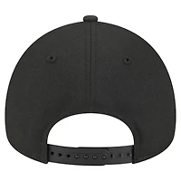 Unisex New Era  Black Toronto Tempo Core Logo A-Frame 9FORTY Adjustable Hat