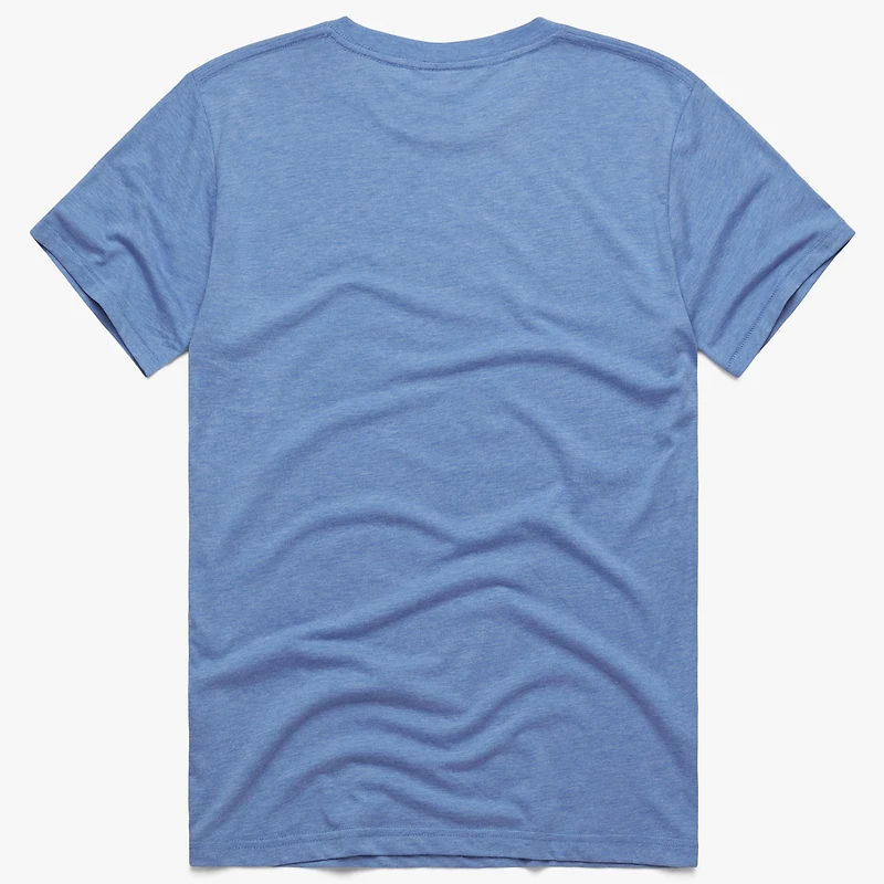 Unisex Homage  Light Blue Toronto Tempo Tri-Blend Logo T-Shirt