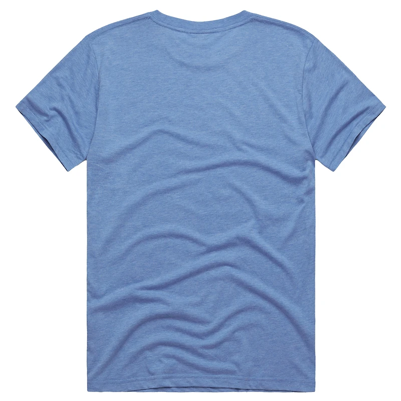 Unisex Homage Light Blue Toronto Tempo Tri-Blend Logo T-Shirt