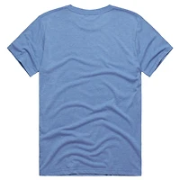 Unisex Homage Light Blue Toronto Tempo Tri-Blend Logo T-Shirt
