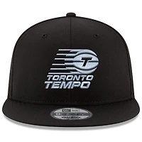 Unisex New Era Black Toronto Tempo Basketball Wordmark 9FIFTY Snapback Hat