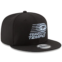 Unisex New Era Black Toronto Tempo Basketball Wordmark 9FIFTY Snapback Hat