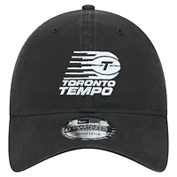 Casquette ajustable unisexe New Era Toronto Tempo Core 9TWENTY noire