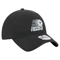 Casquette ajustable unisexe New Era Toronto Tempo Core 9TWENTY noire