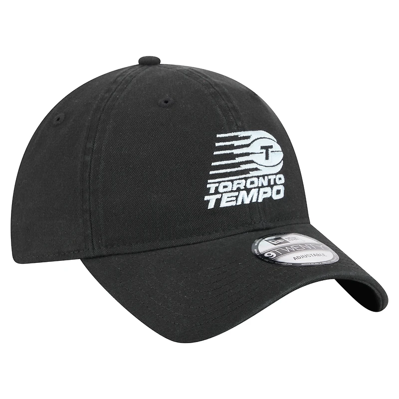Unisex New Era Black Toronto Tempo Core 9TWENTY Adjustable Hat
