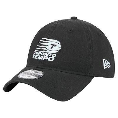 Casquette ajustable unisexe New Era Toronto Tempo Core 9TWENTY noire