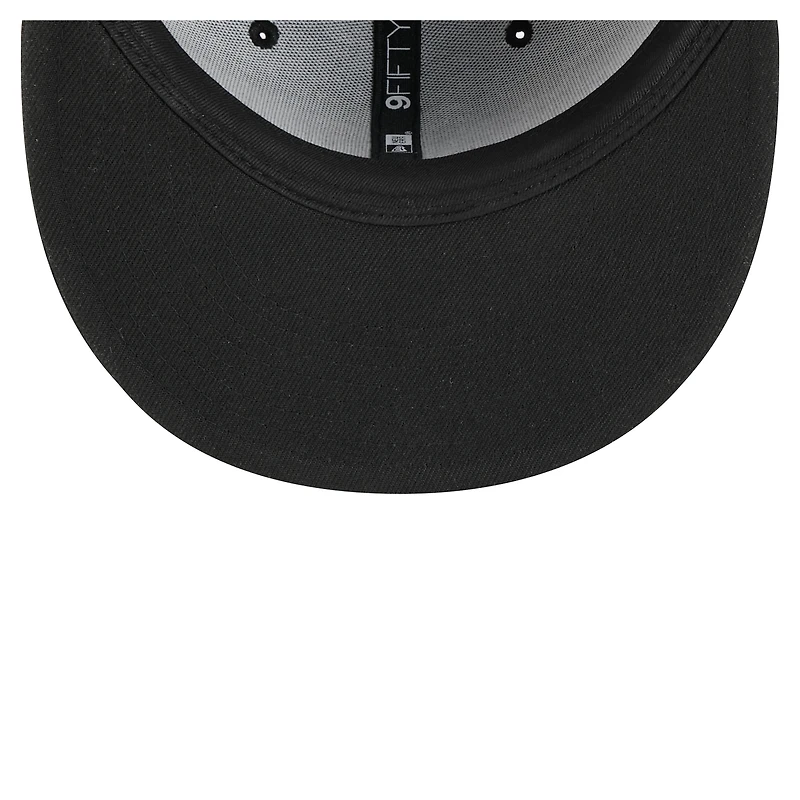Casquette unisexe New Era noire Toronto Tempo Core avec logo 9FIFTY à pression