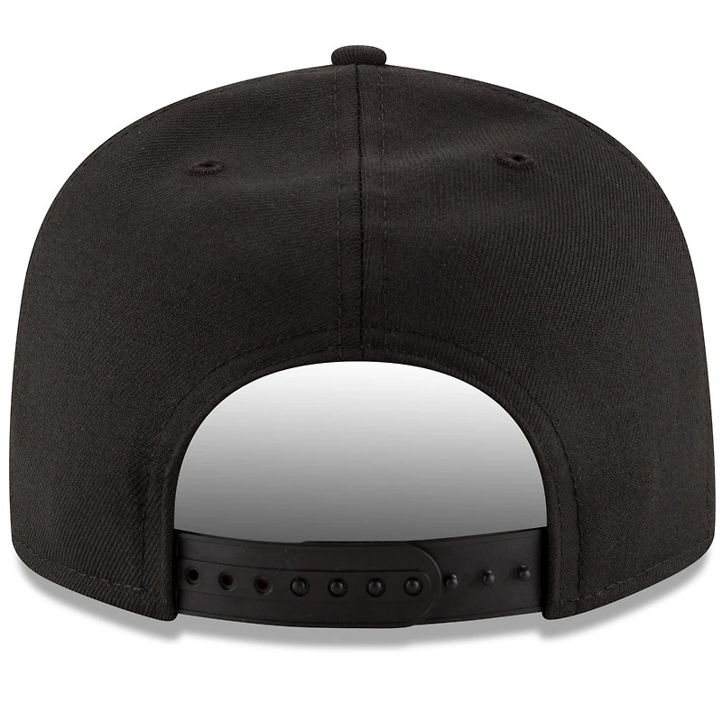 Casquette à visière ajustable unisexe New Era Toronto Tempo Lock Up 9FIFTY noire