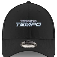 Unisex New Era Black Toronto Tempo Wordmark 9FORTY Adjustable Hat