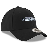 Unisex New Era Black Toronto Tempo Wordmark 9FORTY Adjustable Hat