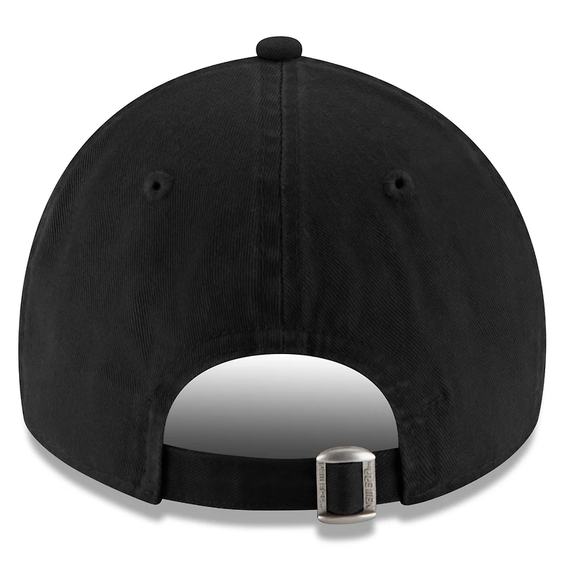 Casquette ajustable unisexe noire avec logo Toronto Tempo Wordmark 9TWENTY de New Era
