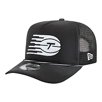 Unisex New Era  Black Toronto Tempo Worn Foam Front 9FIFTY A-Frame Trucker Rope Snapback Hat