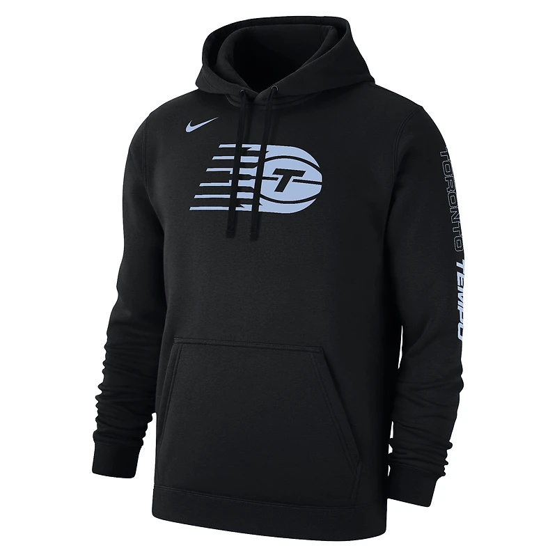Sweat à capuche en polaire unisexe Nike Toronto Tempo Logo Club noir