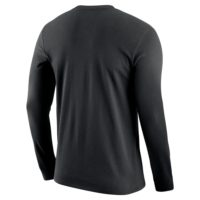 Unisex Nike  Black Toronto Tempo Logo Long Sleeve T-Shirt