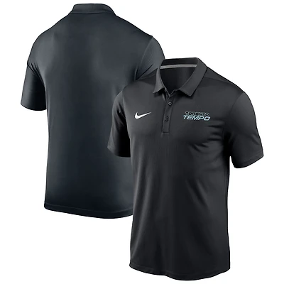 Unisex Nike Black Toronto Tempo Logo Varsity Polo