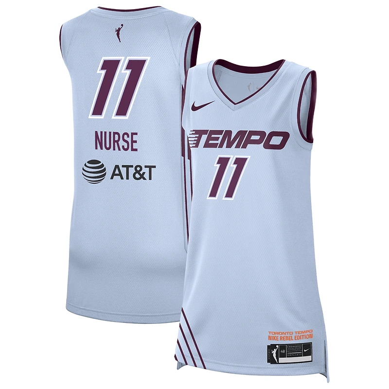 Unisex Nike Kia Nurse Hydrogen Blue Toronto Tempo Victory Jersey - Rebel Edition