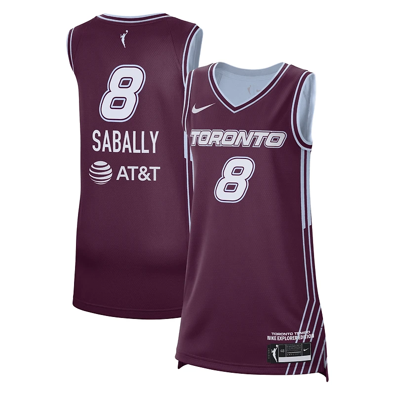 Unisex Nike Nyara Sabally Bordeaux Toronto Tempo Explorer Edition Victory Jersey
