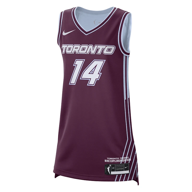 Unisex Nike Temi Fágbénlé Bordeaux Toronto Tempo Victory Jersey - Explorer Edition