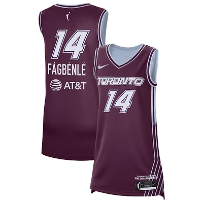 Unisex Nike Temi Fágbénlé Bordeaux Toronto Tempo Victory Jersey - Explorer Edition