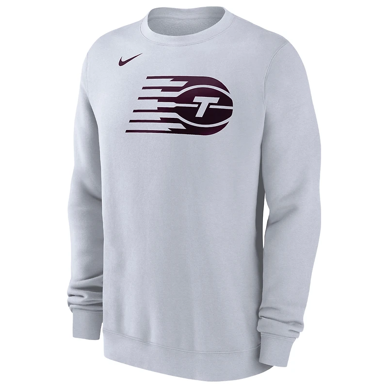 Sweat-shirt en polaire unisexe Nike Toronto Tempo Club blanc