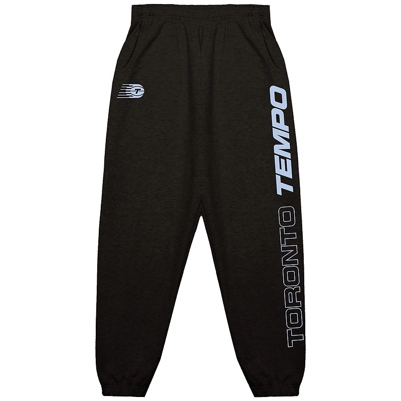 Pantalon de jogging unisexe Peace Collective noir Toronto Tempo Heavy
