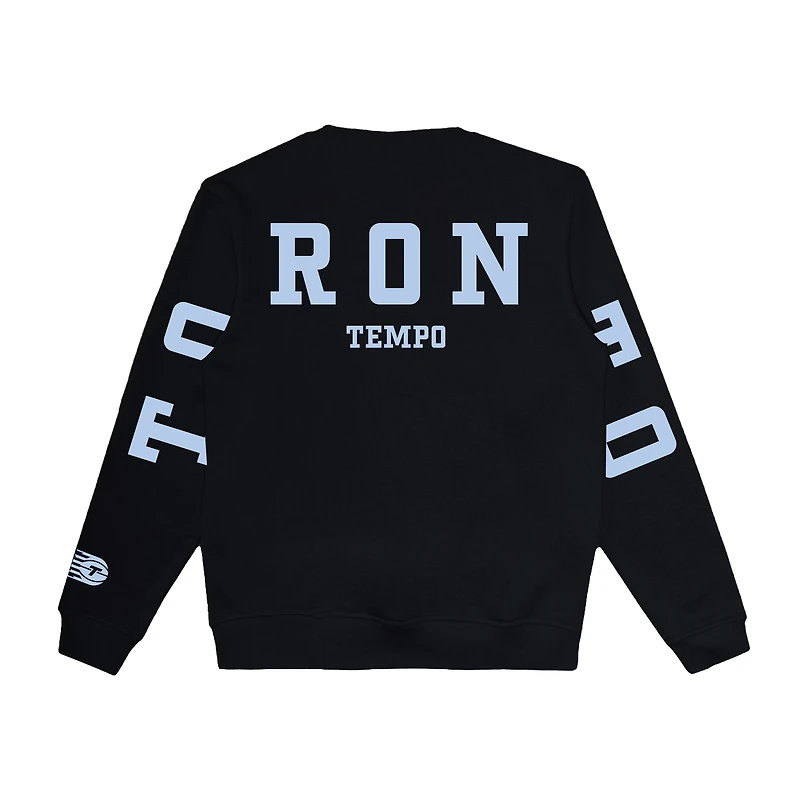Unisex Peace Collective Black Toronto Tempo Spirit Crewneck