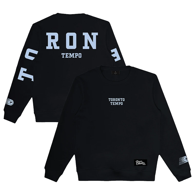 Sweat-shirt unisexe Peace Collective noir Toronto Tempo Spirit