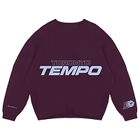Unisex Peace Collective Bordeaux Toronto Tempo Knit Sweater
