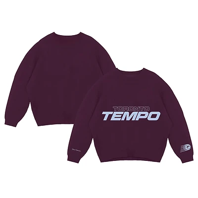Pull unisexe Peace Collective Bordeaux Toronto Tempo Knit