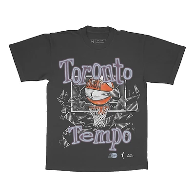 Unisex Playa Society Black Toronto Tempo Shattered Glass T-Shirt