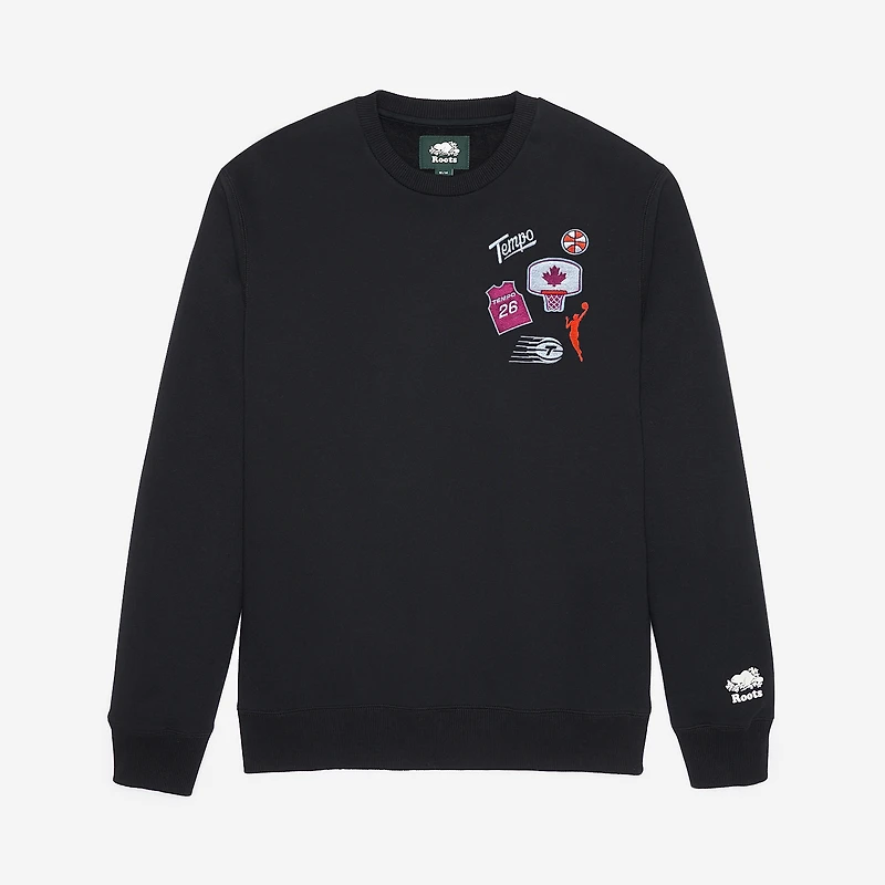 Sweat-shirt unisexe Roots Black Toronto Tempo en polaire