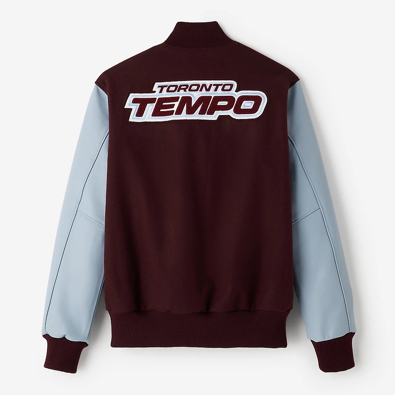 Veste universitaire unisexe Roots Bordeaux Toronto Tempo à boutons-pression