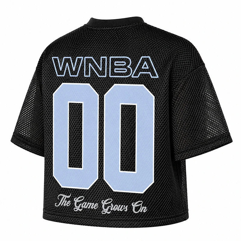Unisex round21 Black Toronto Tempo Oversized Sporty Mesh Top