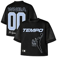 Unisex round21  Black Toronto Tempo Oversized Sporty Mesh Top
