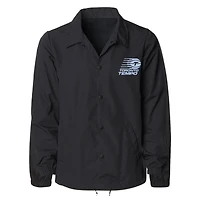 Veste unisexe noire Toronto Tempo Sideline à boutons-pression round21