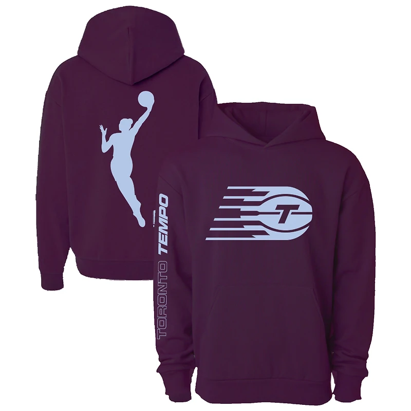 Unisex round21 Bordeaux Toronto Tempo Team Pullover Hoodie