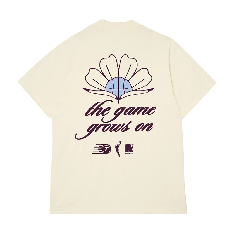 Unisex round21 Cream Toronto Tempo Bloom Ball T-Shirt