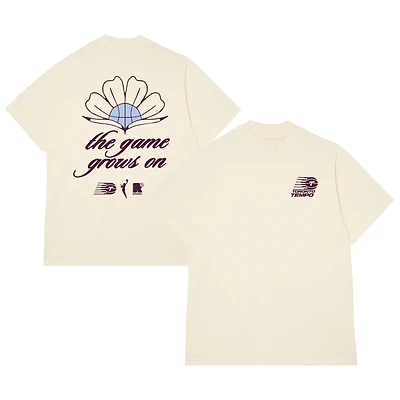Unisex round21 Cream Toronto Tempo Bloom Ball T-Shirt