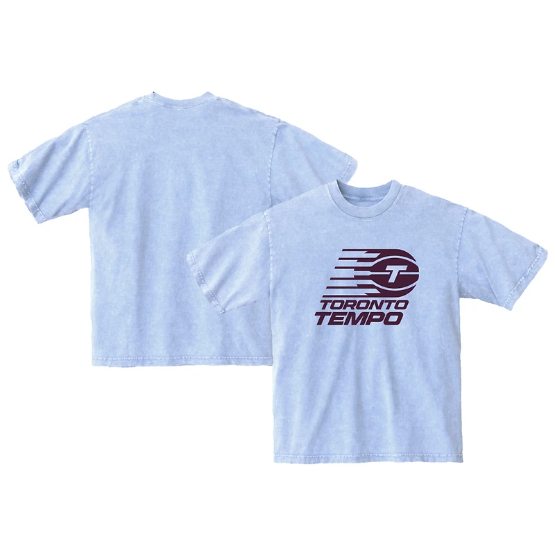 T-shirt unisexe bleu clair Toronto Tempo Hoops round21