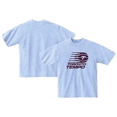 T-shirt unisexe bleu clair Toronto Tempo Hoops round21