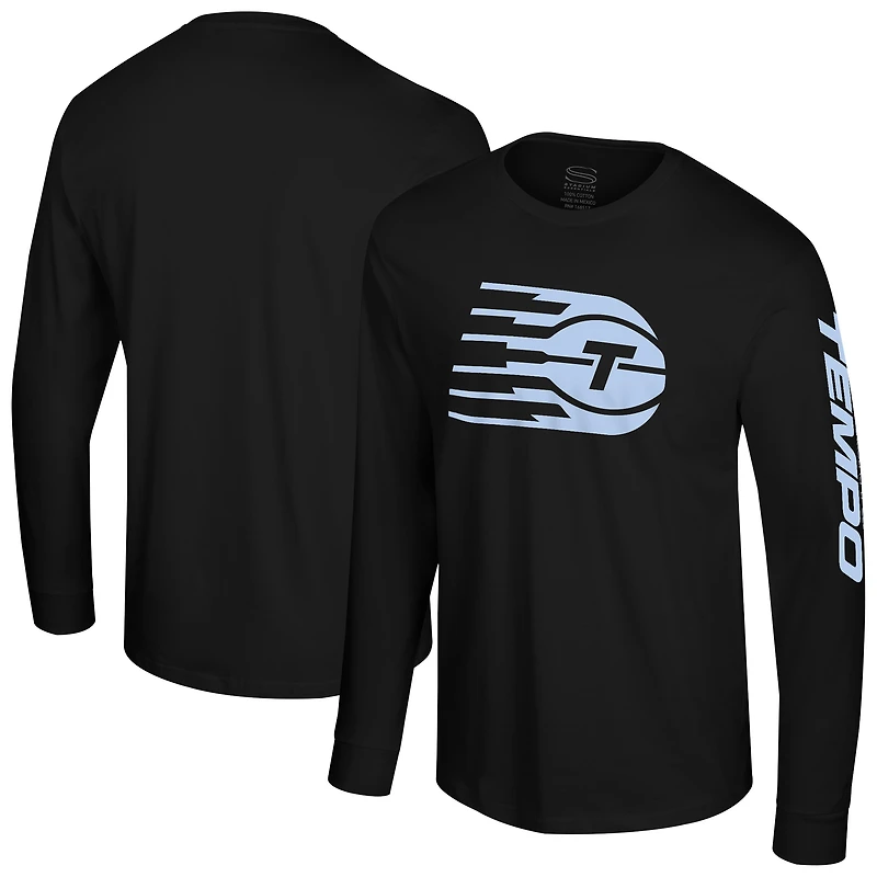 T-shirt unisexe à manches longues Stadium Essentials gris chiné Toronto Tempo Origins