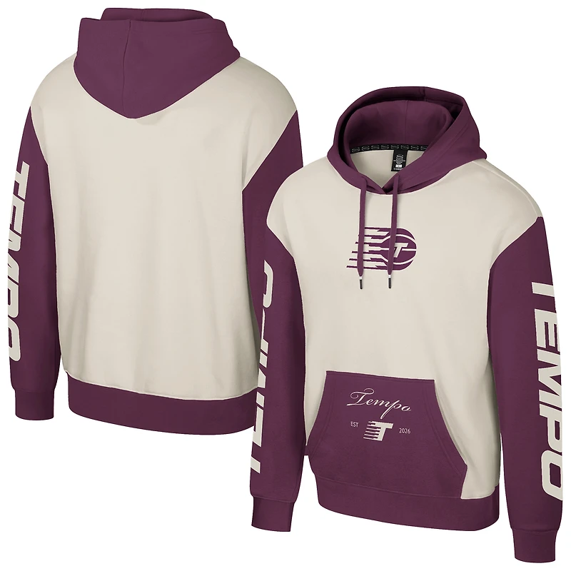 Unisex Stadium Essentials Cream Toronto Tempo Rivalry Burst Hoodie