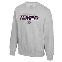 Sweat-shirt polaire bouffant Toronto Tempo gris chiné Stadium Essentials unisexe
