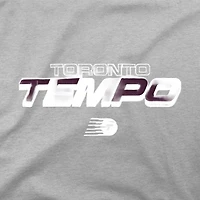 Sweat-shirt polaire bouffant Toronto Tempo gris chiné Stadium Essentials unisexe
