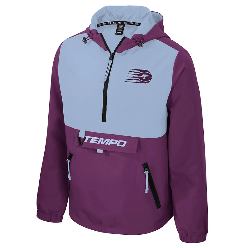 Unisex Stadium Essentials  Light Blue Toronto Tempo Legends Challenger Quarter-Zip Jacket